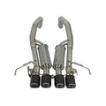 aFe axle-back exhaust close-up