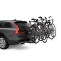 Thule roof rack installed view
