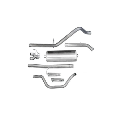 CORSA Performance silver cat-back exhaust