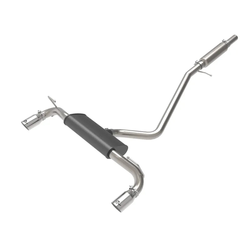 aFe polished cat-back exhaust