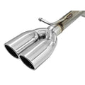 aFe cat-back exhaust installed view