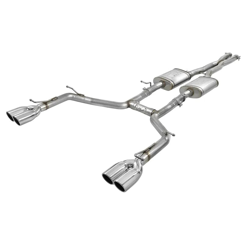 aFe polished cat-back exhaust