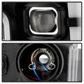 SPYDER headlights close-up
