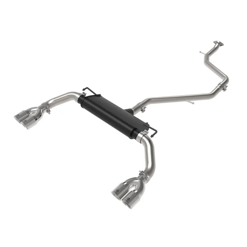 aFe polished cat-back exhaust