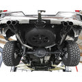 aFe cat-back exhaust installed view