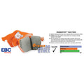 EBC auto part installed view