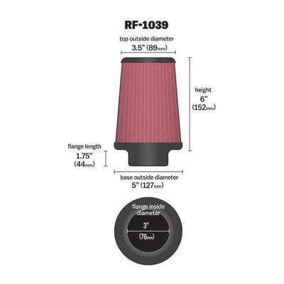 K&N Engineering red air filter