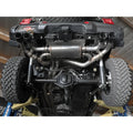 aFe cat-back exhaust installed view