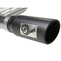 aFe cat-back exhaust installed view