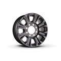 Ford Racing auto part close-up