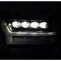 AlphaRex headlights installed view