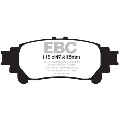 EBC red auto part