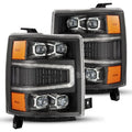 AlphaRex black headlights