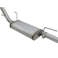 aFe cat-back exhaust close-up