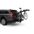 Thule roof rack installed view