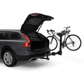Thule roof rack installed view