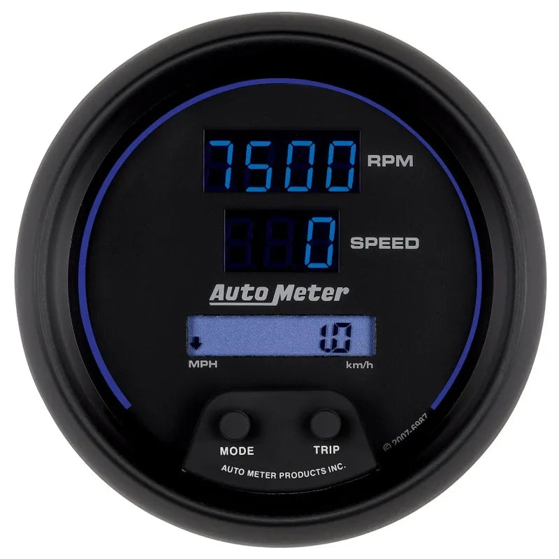 AutoMeter black auto part
