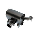 Borla black muffler