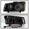 SPYDER headlights installed view