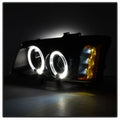 SPYDER headlights close-up