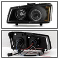 SPYDER headlights installed view