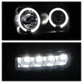 SPYDER headlights close-up