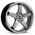 Enkei black auto part