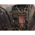 aFe cat-back exhaust installed view