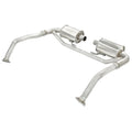 aFe cat-back exhaust installed view