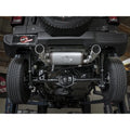 aFe cat-back exhaust close-up