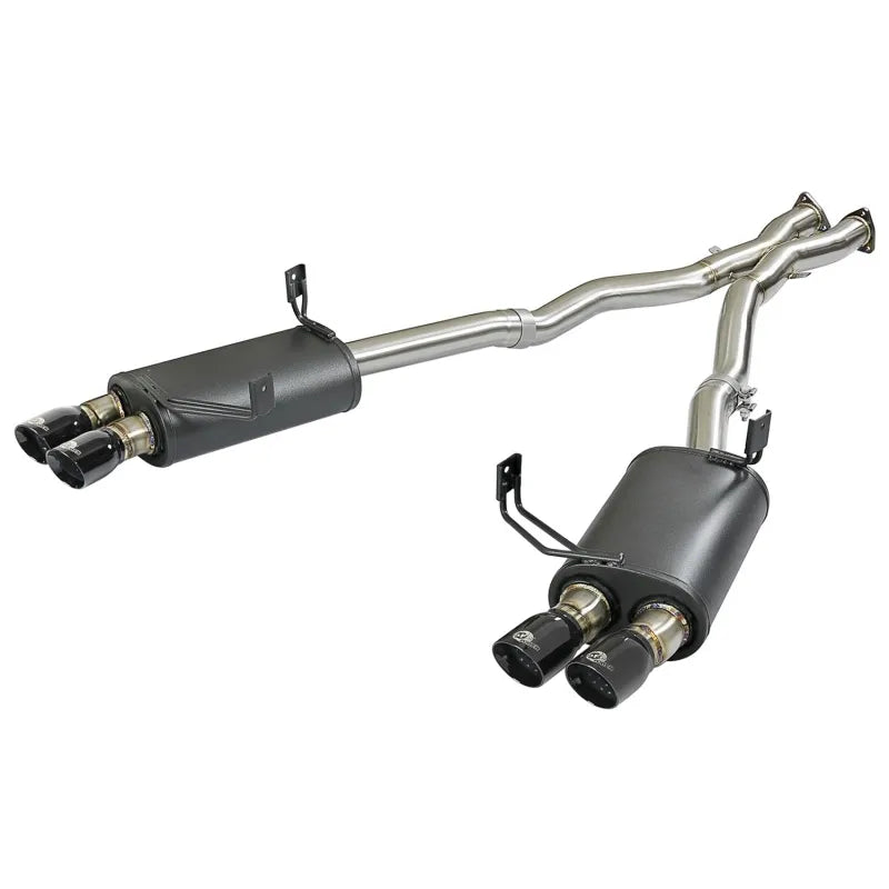 aFe black cat-back exhaust