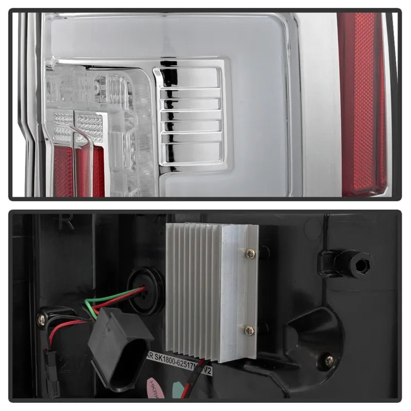 SPYDER chrome tail light