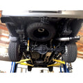 aFe cat-back exhaust installed view