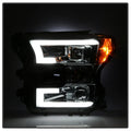 SPYDER headlights close-up