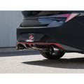 aFe cat-back exhaust close-up