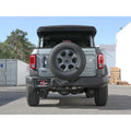 aFe cat-back exhaust detail
