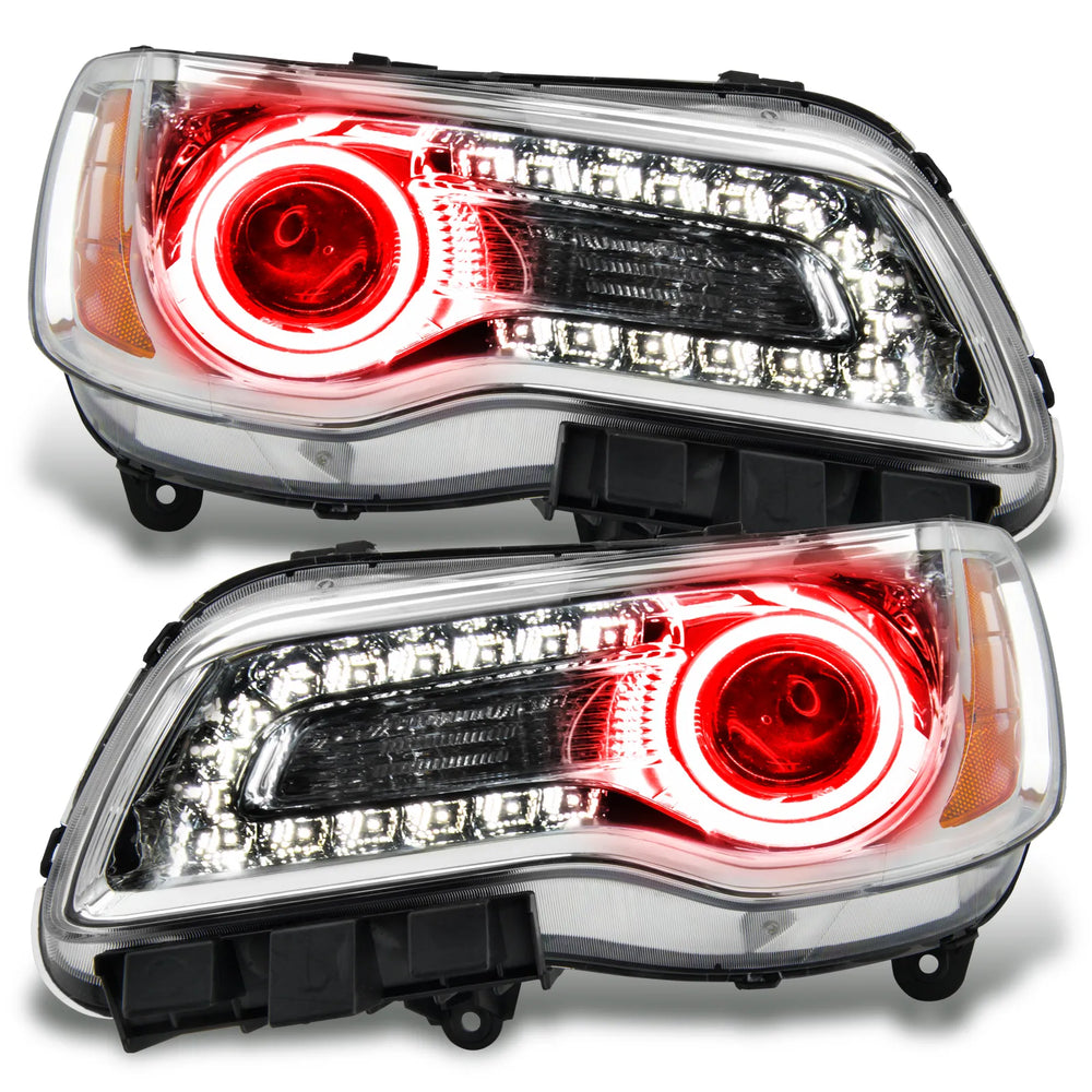 Oracle Lighting red headlights
