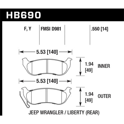 Hawk Performance auto part