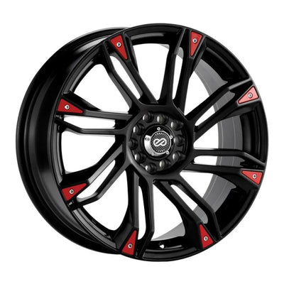 Enkei black auto part