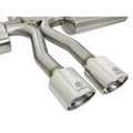 aFe cat-back exhaust detail