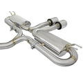 aFe cat-back exhaust installed view