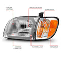 ANZO headlights detail