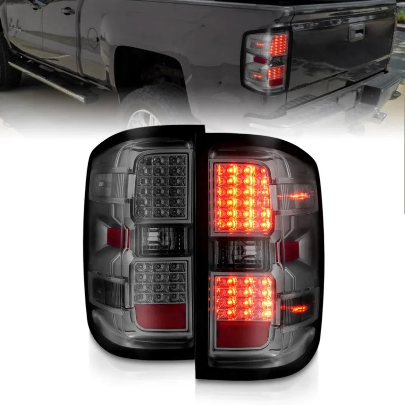 ANZO silver tail light