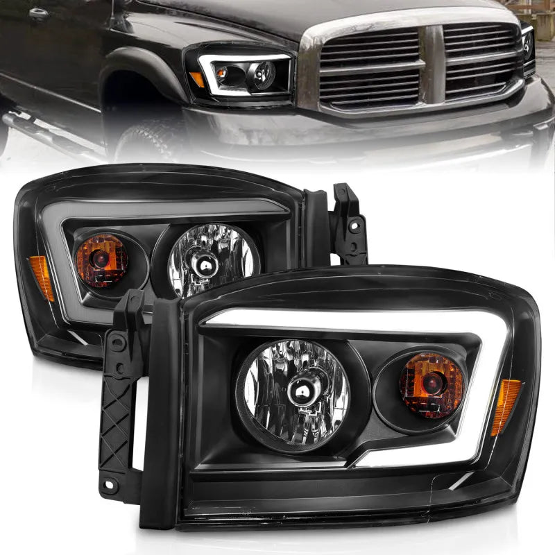 ANZO black headlights