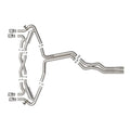 aFe cat-back exhaust close-up