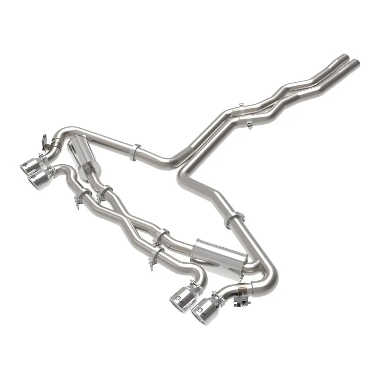 aFe polished cat-back exhaust