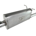 aFe cat-back exhaust installed view