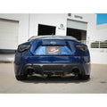 aFe axle-back exhaust installed view