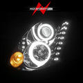 ANZO headlights close-up