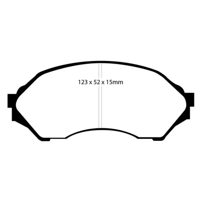 EBC red auto part